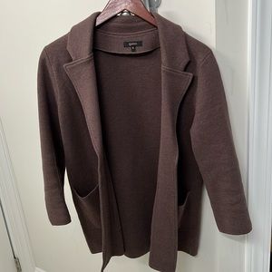 Quince 100% organic cotton sweater blazer, S